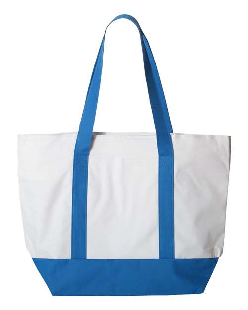 Liberty Bags 7006 - White/ Royal