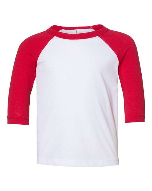 BELLA + CANVAS 3200T - White/ Red