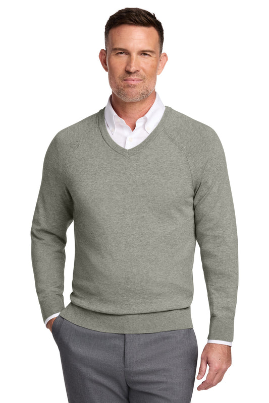Brooks Brothers® Cotton Stretch V-Neck Sweater BB18400