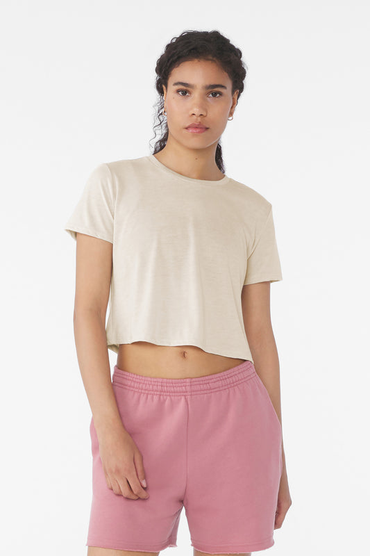 BELLA+CANVAS® Women's Flowy Cropped Tee BC8882