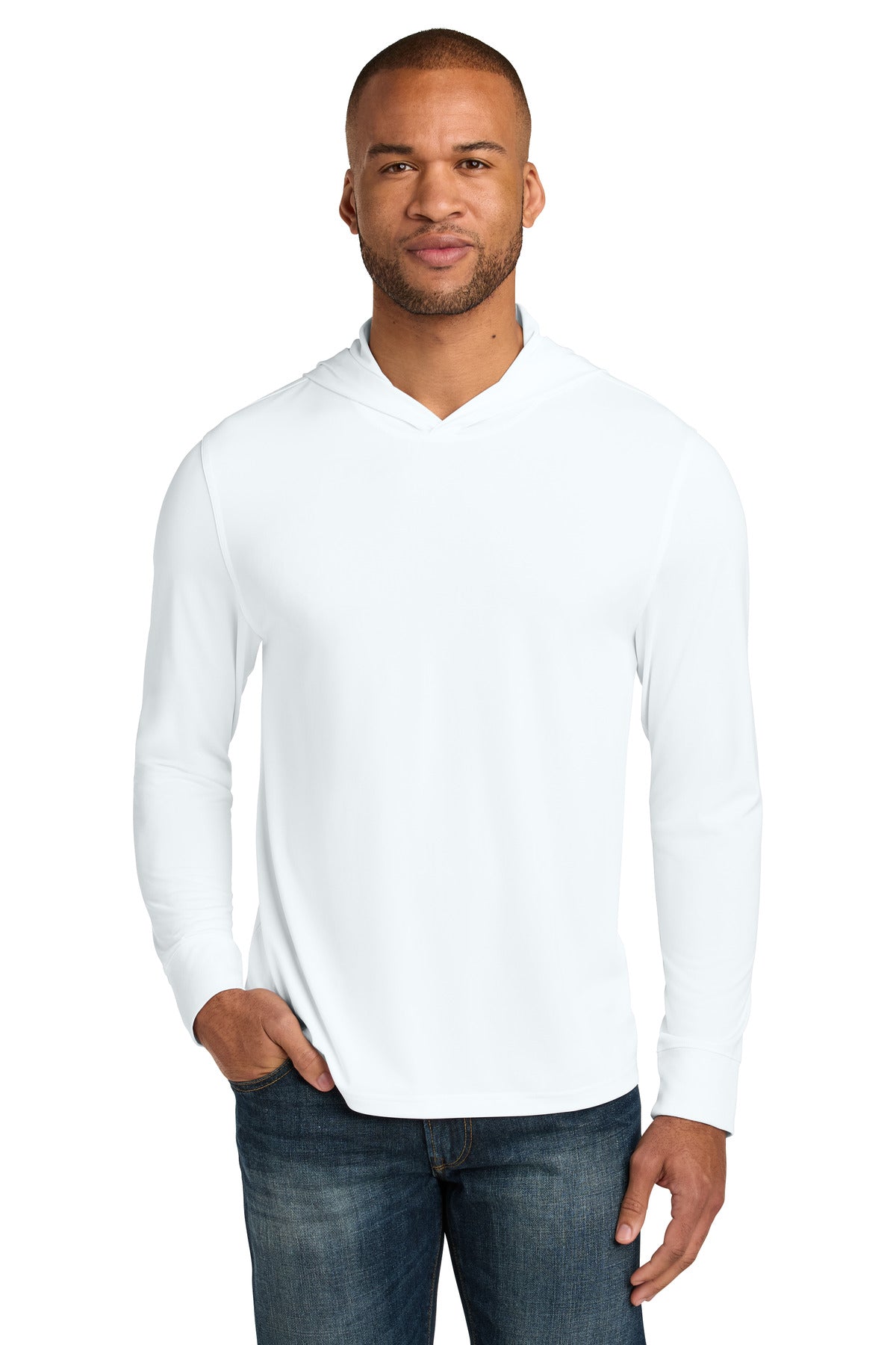 CornerStone® Workwear Pro Long Sleeve Hooded Tee CS440LSH
