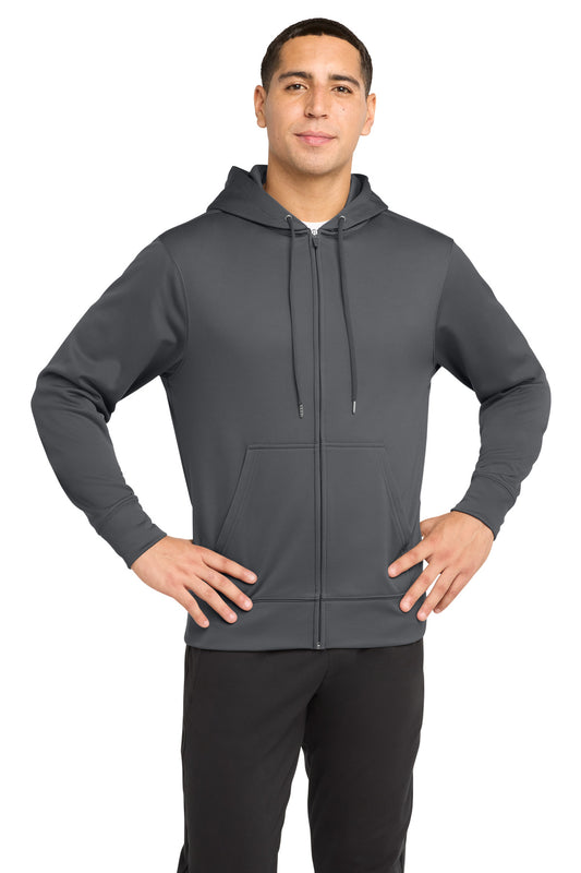 Sport-Tek® Sport-Wick® Fleece Full-Zip Hooded Jacket. ST238