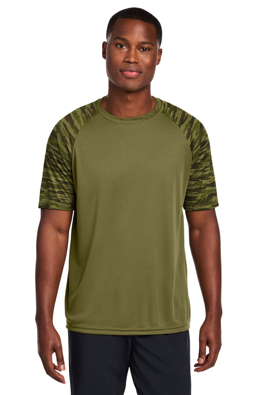 Sport-Tek® Drift Camo Colorblock Tee ST376