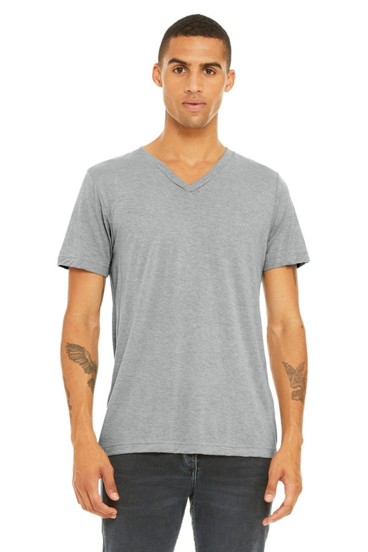 BELLA+CANVAS ® Unisex Triblend Short Sleeve V-Neck Te. BC3415 - uslegacypromotions