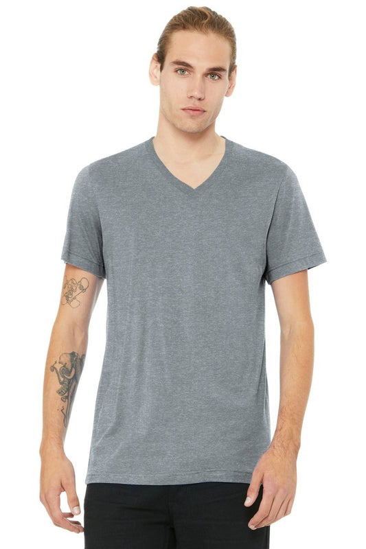 BELLA+CANVAS® Unisex Heather CVC V-Neck Tee BC3005CVC - uslegacypromotions