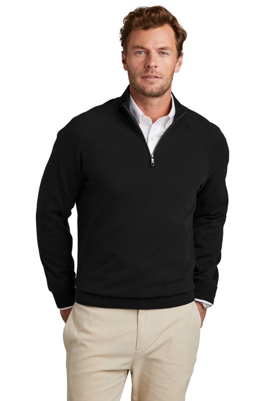 Brooks Brothers® Cotton Stretch 1/4-Zip Sweater BB18402 - uslegacypromotions
