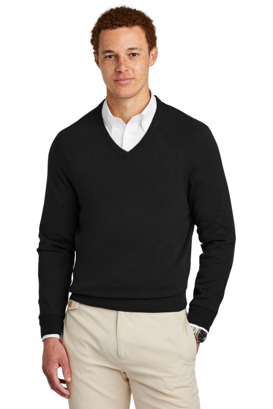 Brooks Brothers® Cotton Stretch V-Neck Sweater BB18400 - uslegacypromotions