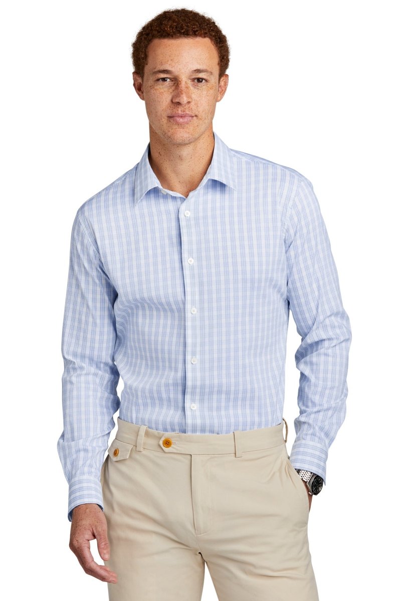 Brooks Brothers® Tech Stretch Patterned Shirt BB18006 - uslegacypromotions