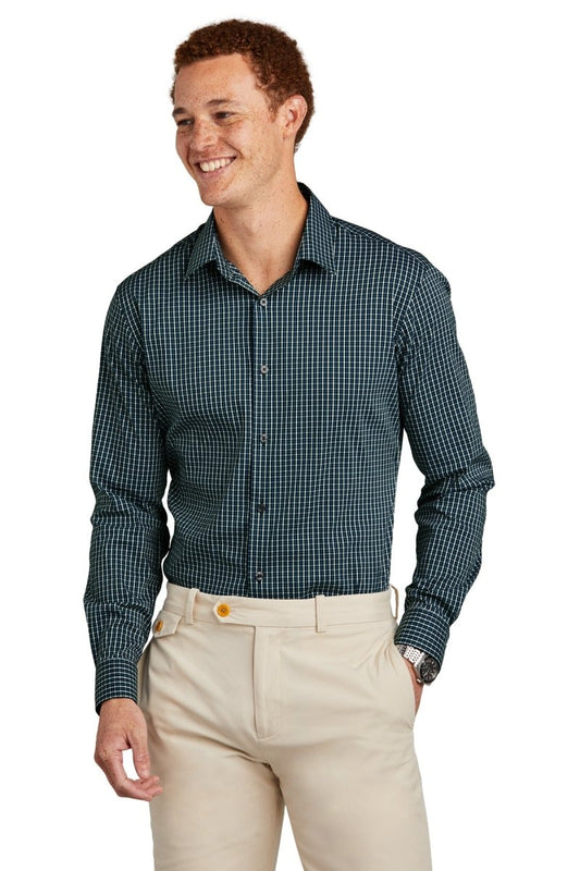 Brooks Brothers® Tech Stretch Patterned Shirt BB18006 - uslegacypromotions