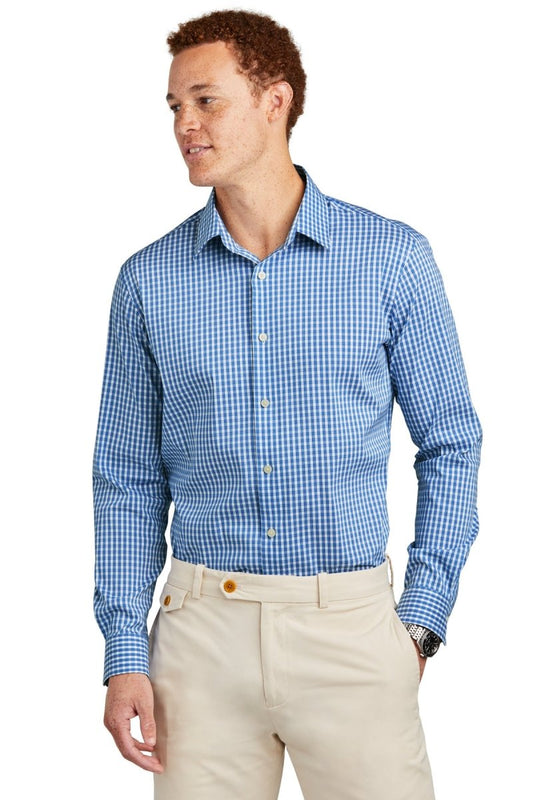 Brooks Brothers® Tech Stretch Patterned Shirt BB18006 - uslegacypromotions