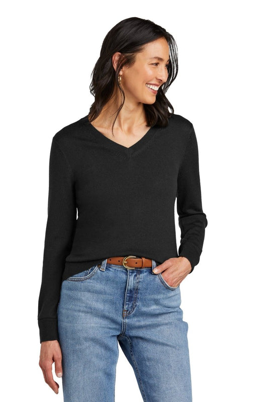 Brooks Brothers‚ Women's Washable Merino V-Neck Sweater BB18411 - uslegacypromotions