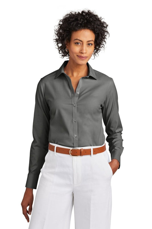 Brooks Brothers® Women's Wrinkle-Free Stretch Pinpoint Shirt BB18001 - uslegacypromotions