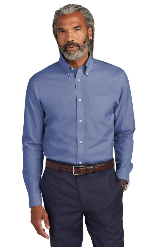 Brooks Brothers® Wrinkle-Free Stretch Pinpoint Shirt BB18000 - uslegacypromotions