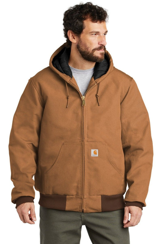 Carhartt ® Quilted-Flannel-Lined Duck Active Jac. CTSJ140 - uslegacypromotions