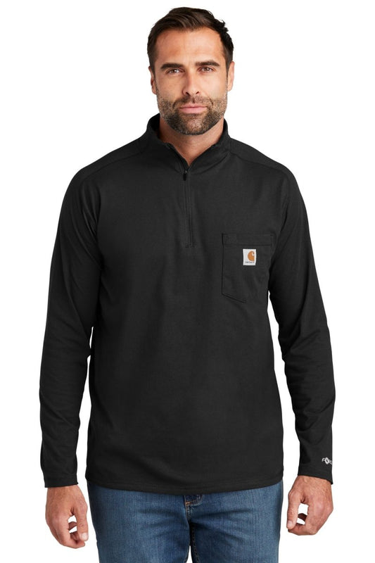 Carhartt Force® 1/4-Zip Long Sleeve T-Shirt CT104255 - uslegacypromotions