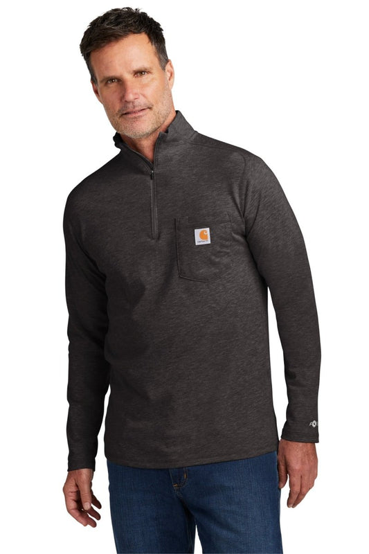 Carhartt Force® 1/4-Zip Long Sleeve T-Shirt CT104255 - uslegacypromotions