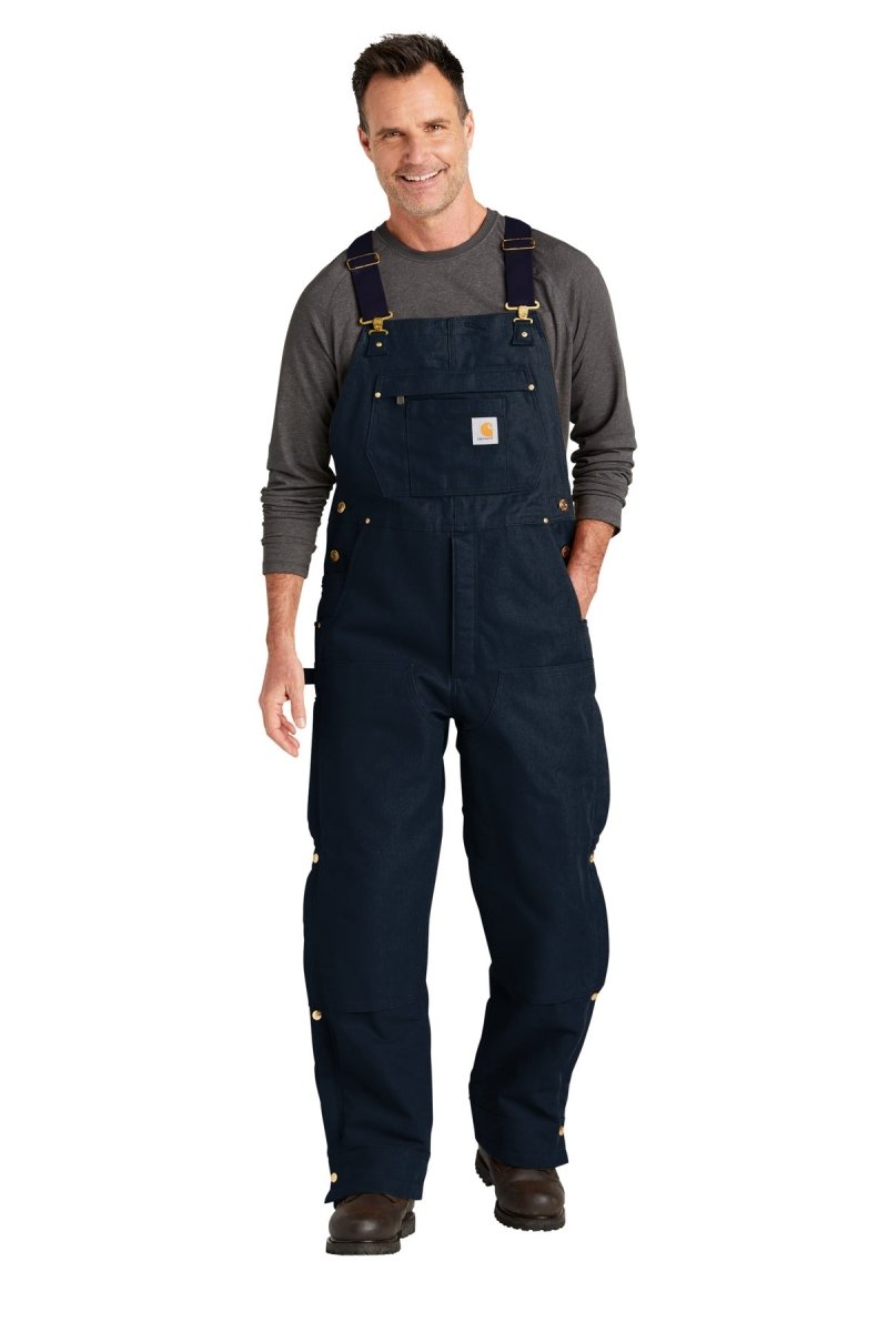 Carhartt® Firm Duck Insulated Bib Overalls CT104393 - uslegacypromotions