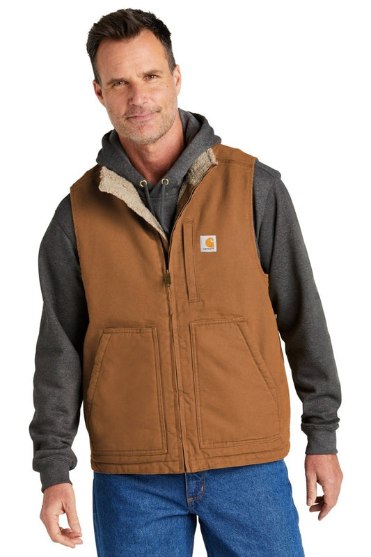 Carhartt® Sherpa-Lined Mock Neck Vest CT104277 - uslegacypromotions