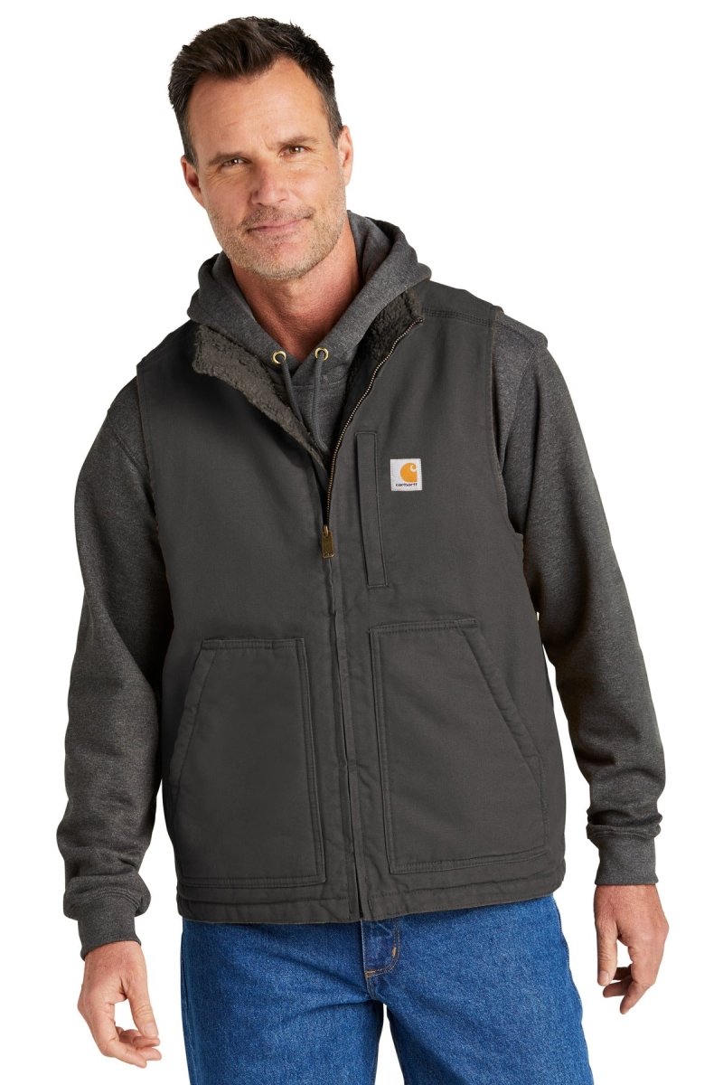 Carhartt® Sherpa-Lined Mock Neck Vest CT104277 - uslegacypromotions