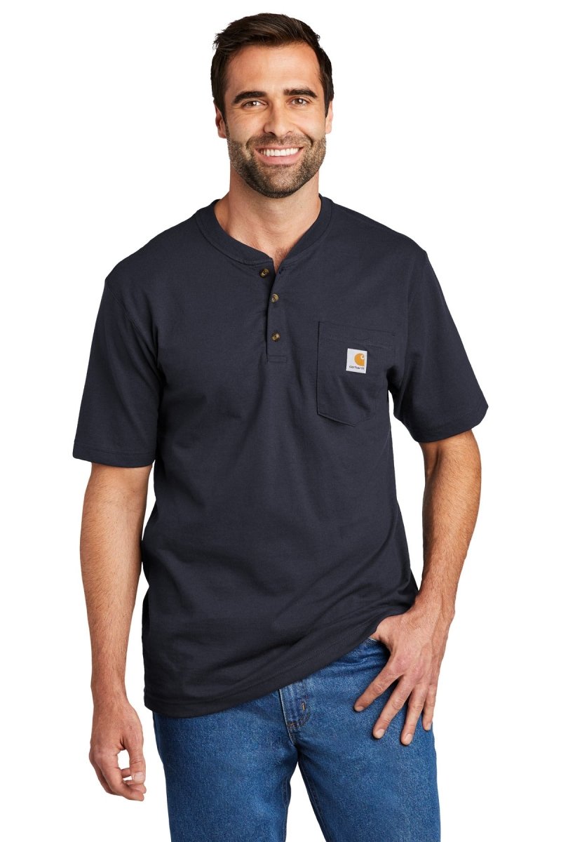 Carhartt® Short Sleeve Henley T-Shirt CTK84 - uslegacypromotions