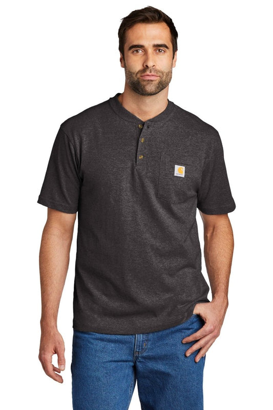 Carhartt® Short Sleeve Henley T-Shirt CTK84 - uslegacypromotions