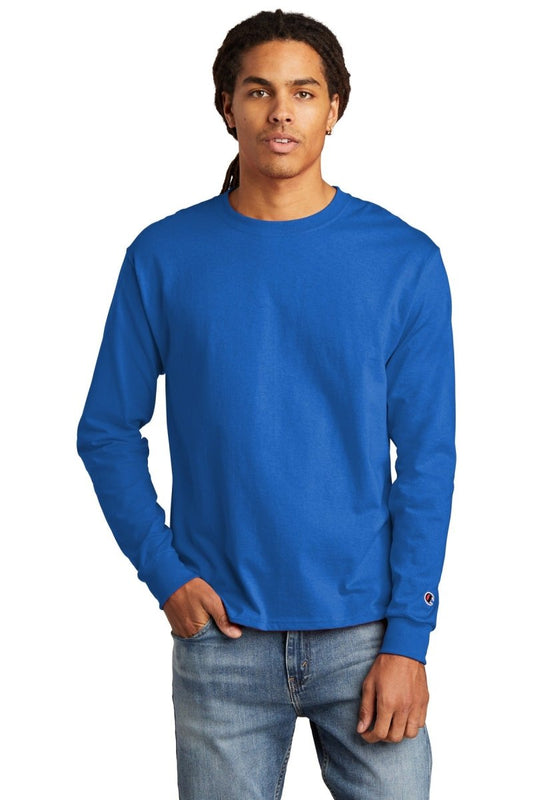 Champion ® Heritage 5.2-Oz. Jersey Long Sleeve Tee CC8C - uslegacypromotions