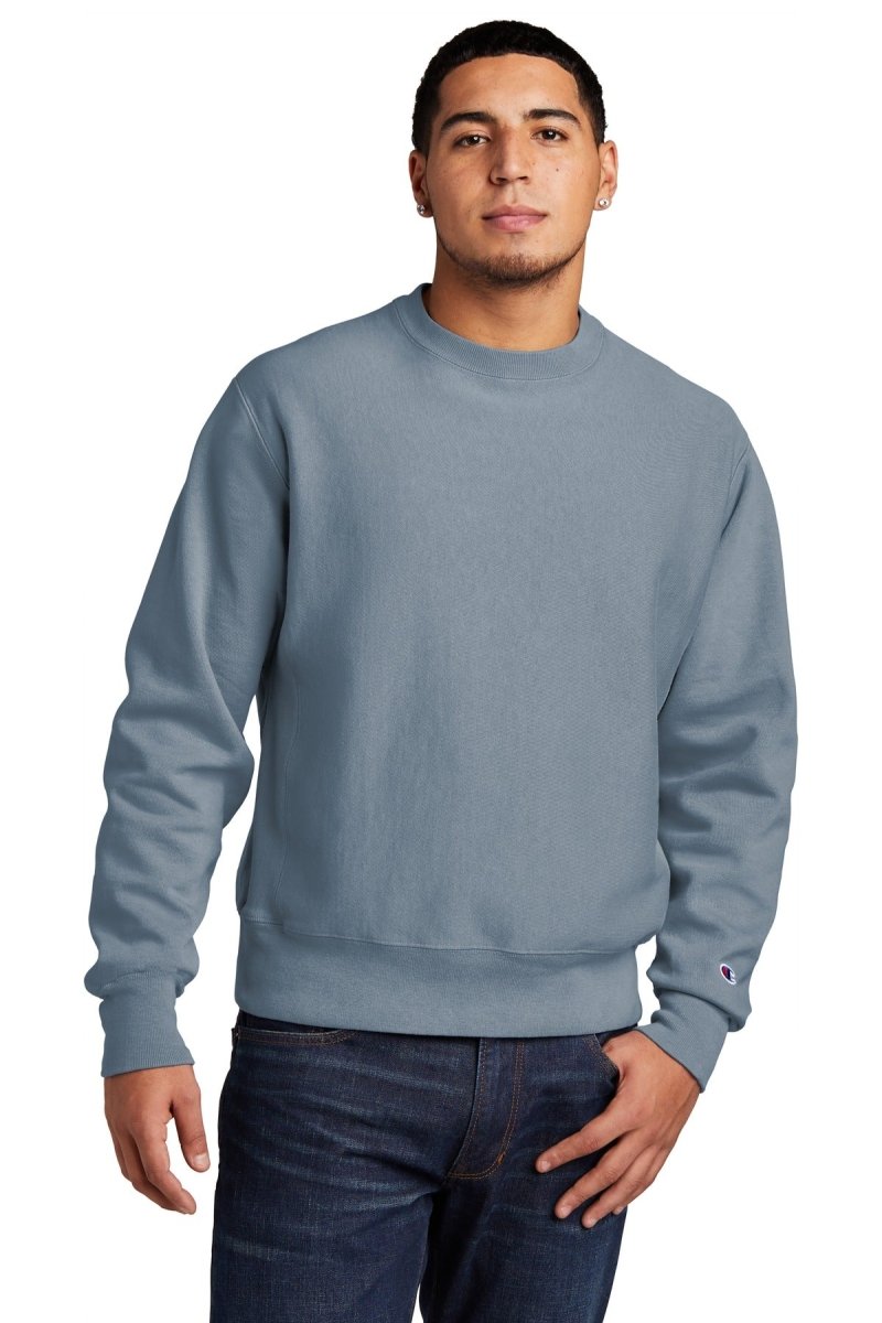 Champion ® Reverse Weave ® Garment-Dyed Crewneck Sweatshirt. GDS149 - uslegacypromotions