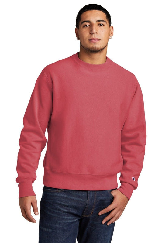 Champion ® Reverse Weave ® Garment-Dyed Crewneck Sweatshirt. GDS149 - uslegacypromotions