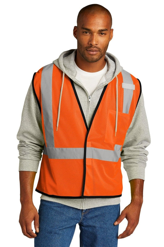 CornerStone ® ANSI 107 Class 2 Economy Mesh One-Pocket Vest. CSV100 - uslegacypromotions