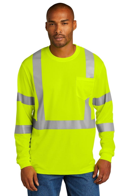 CornerStone ® ANSI 107 Class 3 Mesh Long Sleeve Tee. CS203 - uslegacypromotions