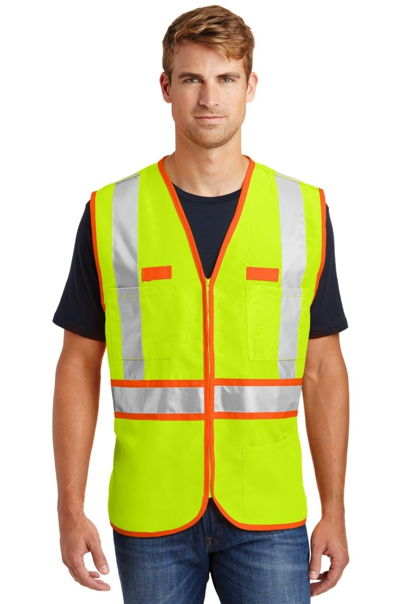 CornerStone® - ANSI 107 Class 2 Dual-Color Safety Vest. CSV407 - uslegacypromotions