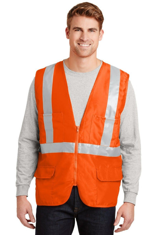 CornerStone® - ANSI 107 Class 2 Mesh Back Safety Vest. CSV405 - uslegacypromotions