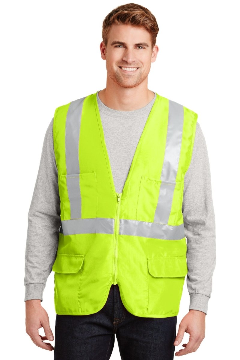 CornerStone® - ANSI 107 Class 2 Mesh Back Safety Vest. CSV405 - uslegacypromotions