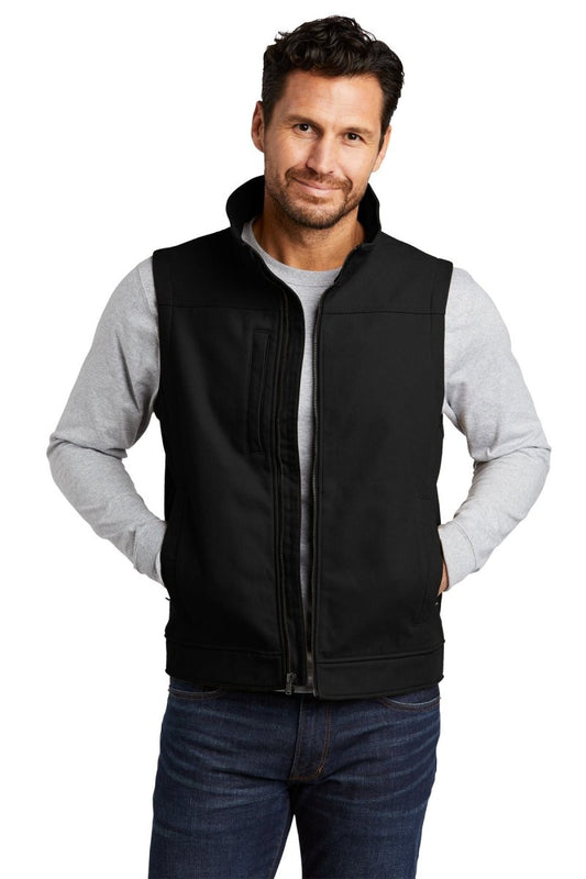 CornerStone® Duck Bonded Soft Shell Vest CSV60 - uslegacypromotions