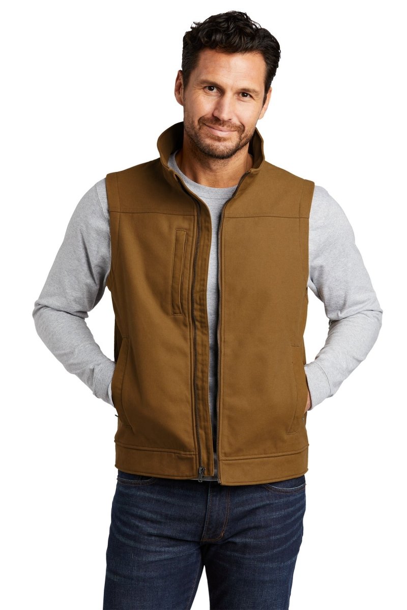 CornerStone® Duck Bonded Soft Shell Vest CSV60 - uslegacypromotions