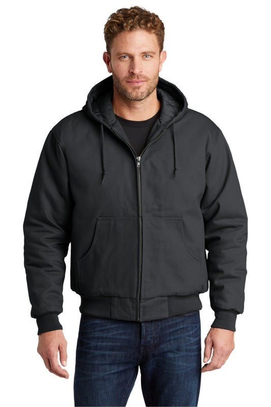 CornerStone® - Duck Cloth Hooded Work Jacket. J763H - uslegacypromotions