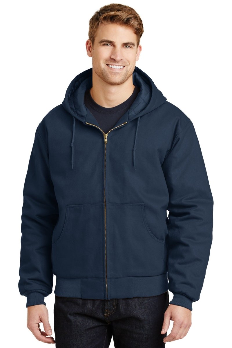 CornerStone® - Duck Cloth Hooded Work Jacket. J763H - uslegacypromotions