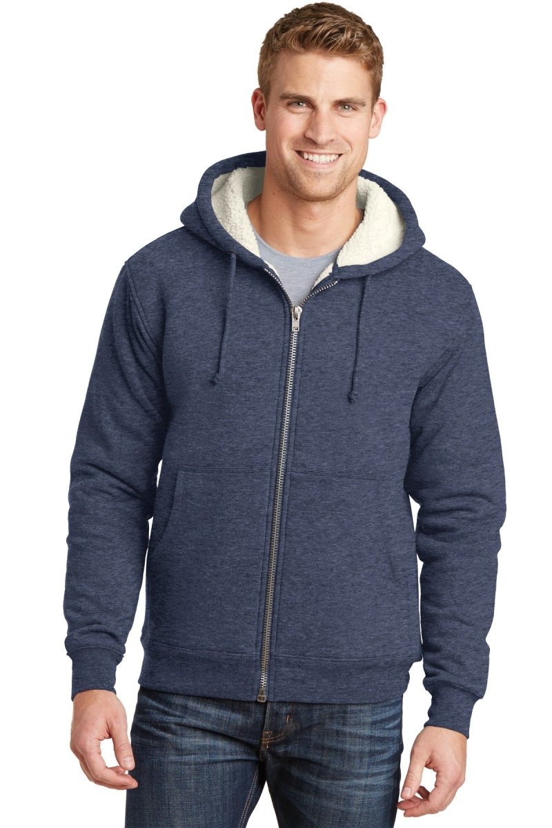 CornerStone® Heavyweight Sherpa-Lined Hooded Fleece Jacket. CS625 - uslegacypromotions