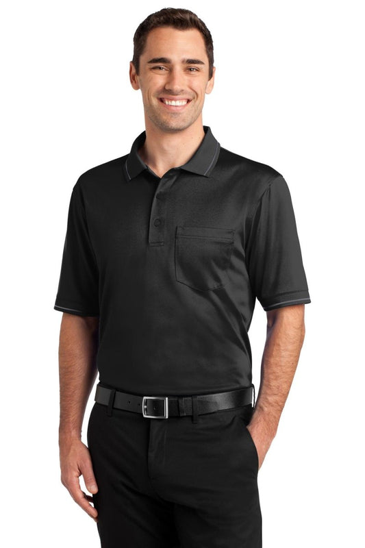 CornerStone® Select Snag-Proof Tipped Pocket Polo. CS415 - uslegacypromotions