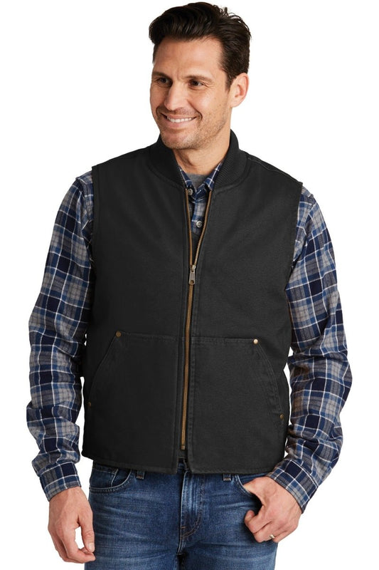 CornerStone® Washed Duck Cloth Vest. CSV40 - uslegacypromotions