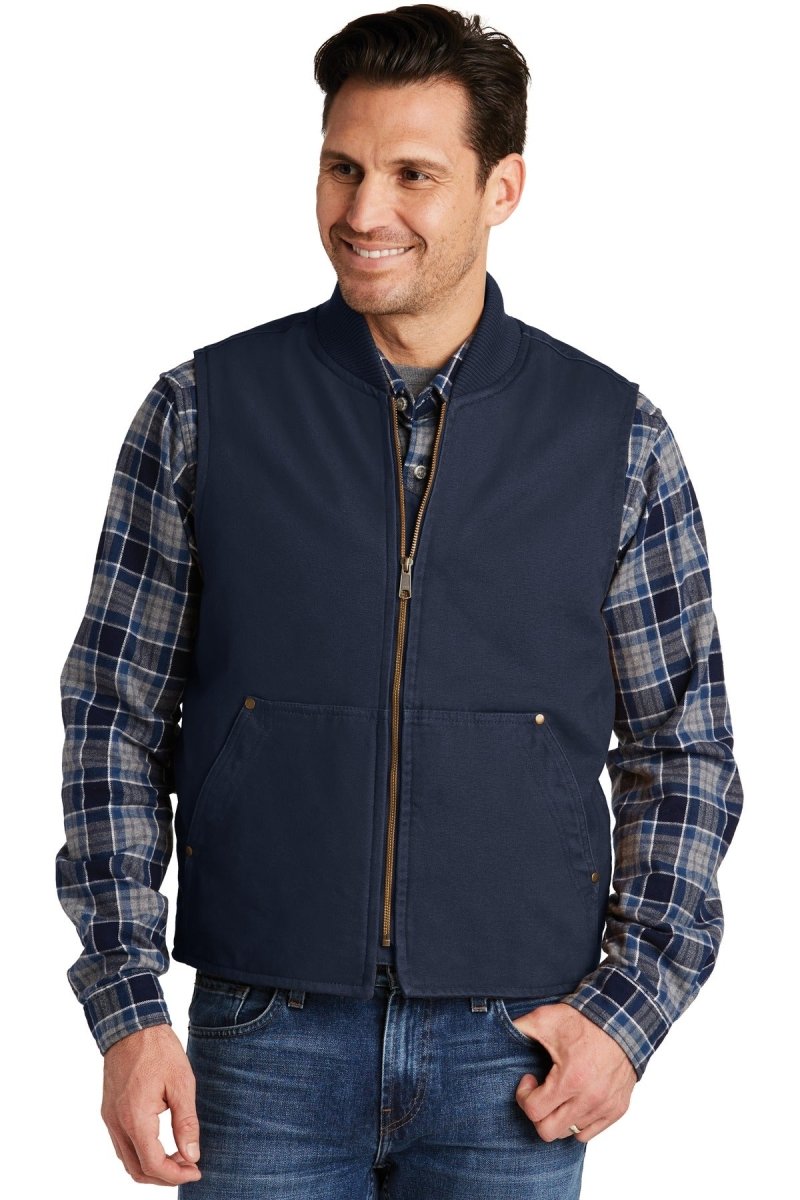 CornerStone® Washed Duck Cloth Vest. CSV40 - uslegacypromotions