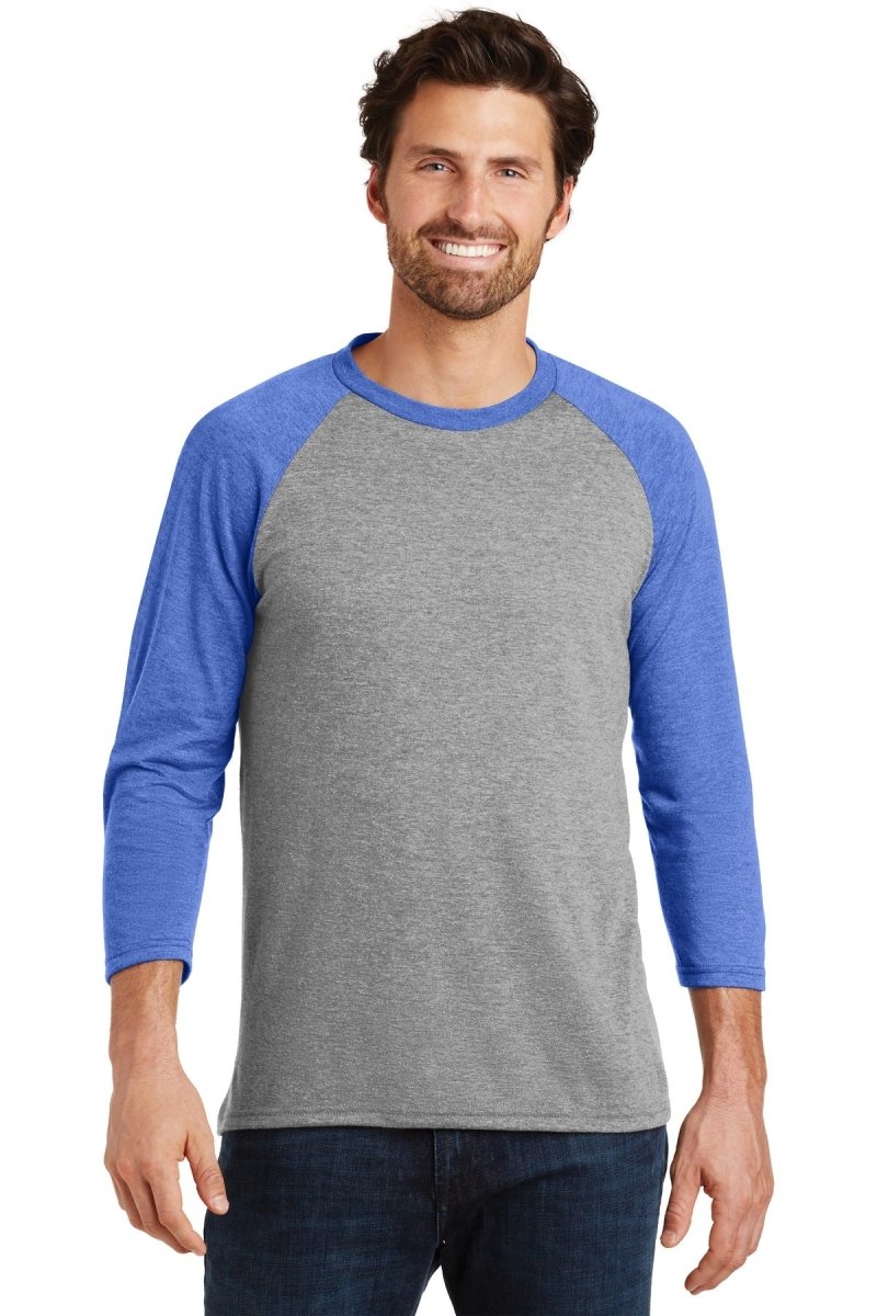 District ® Perfect Tri® 3/4-Sleeve Raglan. DM136 - uslegacypromotions