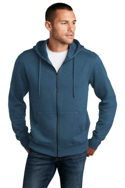 District ® Perfect Weight ® Fleece Full-Zip Hoodie DT1103 - uslegacypromotions