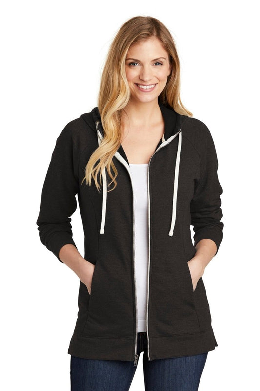 District ® Women's Perfect Tri ® French Terry Full-Zip Hoodie. DT456 - uslegacypromotions