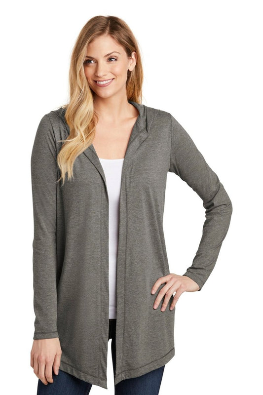 District ® Women's Perfect Tri ® Hooded Cardigan. DT156 - uslegacypromotions