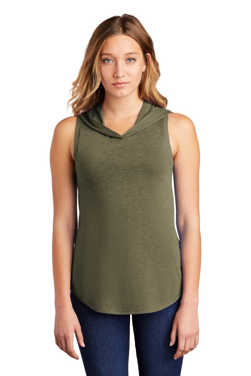 District ® Women's Perfect Tri ® Sleeveless Hoodie DT1375 - uslegacypromotions