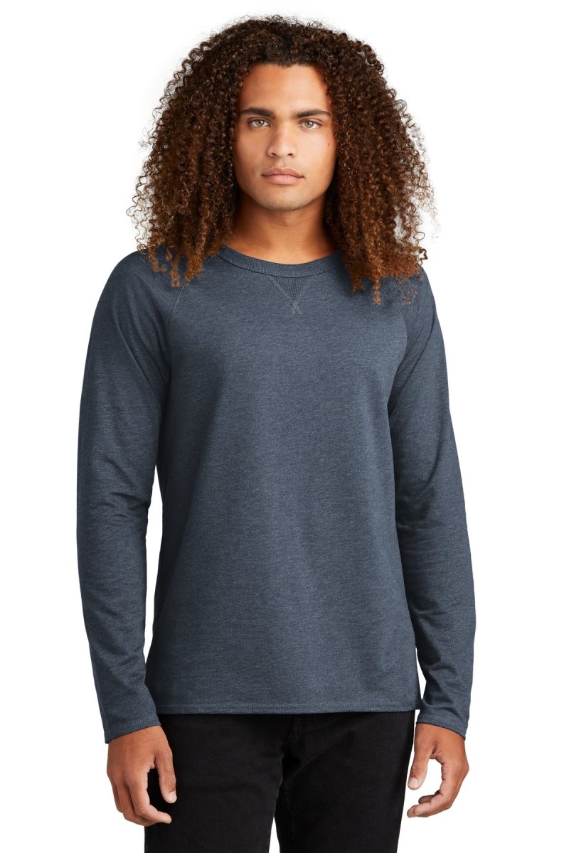 District® Featherweight French Terry™ Long Sleeve Crewneck DT572 - uslegacypromotions