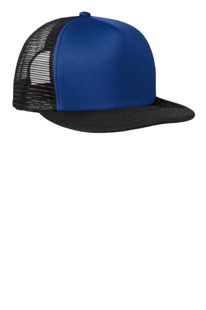 District® Flat Bill Snapback Trucker Cap. DT624 - uslegacypromotions
