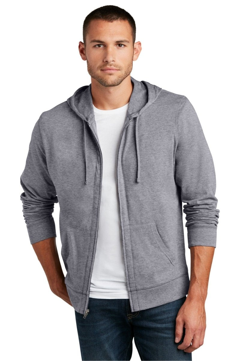 District® Jersey Full-Zip Hoodie. DT1100 - uslegacypromotions