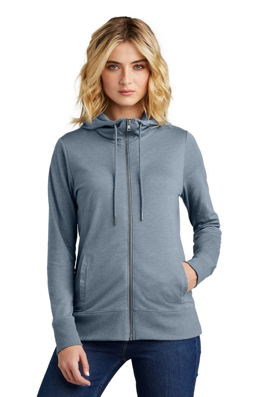 District® Women's Featherweight French Terry™ Full-Zip Hoodie DT673 - uslegacypromotions
